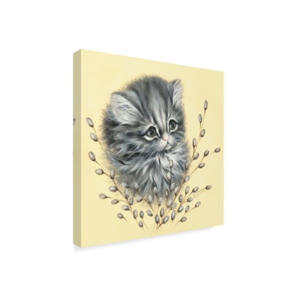 Peggy Harris 'Precious Kitty' Canvas Art,35x35